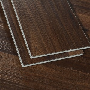 Classic Dark Walnut Grain SPC Flooring 4mm-Thickness 0.3mm-Wearlayer SHX003