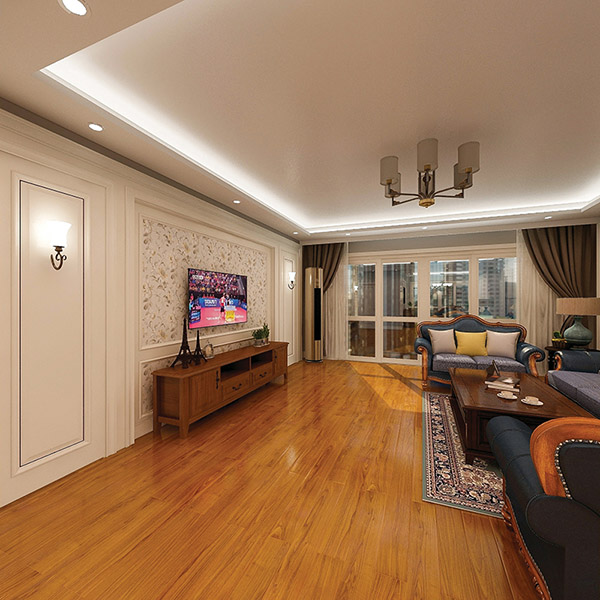 EIR Crack Wood Grain Laminate Flooring 7312