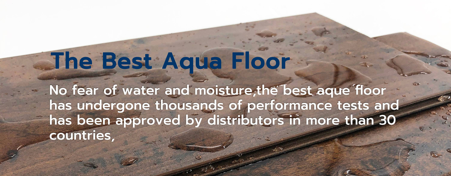 The Best Aqua Floor banner